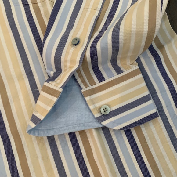 "Pal Zileri" men's long sleeves button down collar shirt - Picture 2 of 6